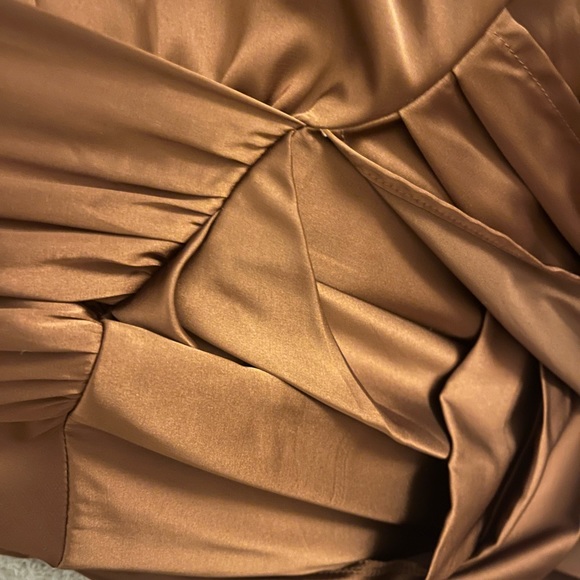 Kendall Lane Brown Feather Dress - Picture 7 of 7